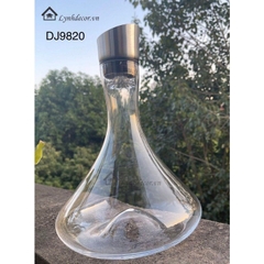 Bình Decanter Phale cao cấp, có nắp Lọc cặn rượu DJ9820