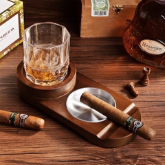Gạt Tàn Xì Gà Kèm Đựng Ly LynhDecor