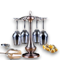 Giá Treo Ly Rượu Vang LynhDecor Màu Đồng Loại 6 Ly NT020X