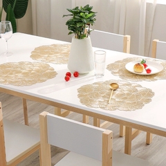 Tấm lót bàn ăn hoa hồng, miếng lót bàn ăn cao cấp. Trang trí bàn ăn, không thấm nước dễ vệ sinh, cách nhiệt, chống trơn.