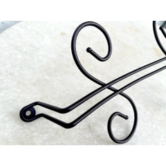LynhDecor - Giá Treo Ly Rượu Vang Màu Đồng Giả Cổ Loại 8 Ly NT032B