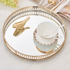 Khay Đựng Đồ Trang Sức, Mỹ Phẩm LynhDecor Tráng Gương Sang Trọng Phong Cách Bắc Âu - Hình Chữ Nhật