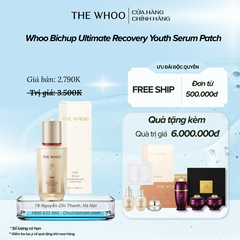 Bộ dưỡng da Whoo Bichup Ultimate Recovery Youth Serum Patch Set