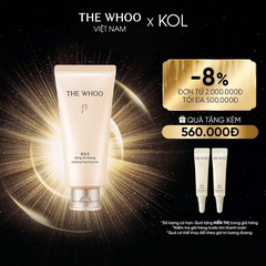 [KOL x The Whoo] Sữa rửa mặt Whoo dưỡng ẩm Gongjinhyang Facial Foam Cleanser
