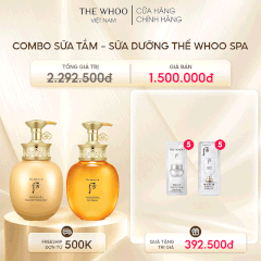 Conbo Sữa Tắm + Sữa Dưỡng Thể Đông Y Whoo Spa
