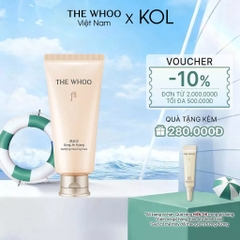 [KOL x The Whoo] Sữa rửa mặt Whoo dưỡng ẩm Gongjinhyang Facial Foam Cleanser