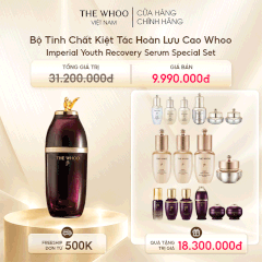 Bộ Tinh Chất Kiệt Tác Hoàn Lưu Cao Whoo Imperial Youth Recovery Serum Special Set