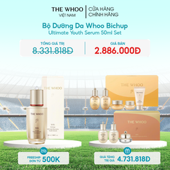 Bộ Dưỡng Da Whoo Bichup Ultimate Youth Serum 50ml Set