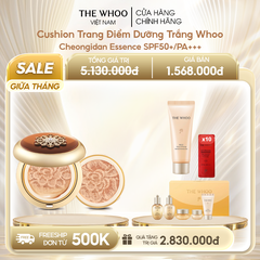 Cushion Trang Điểm Dưỡng Trắng Whoo Cheongidan Essence SPF50+/PA+++