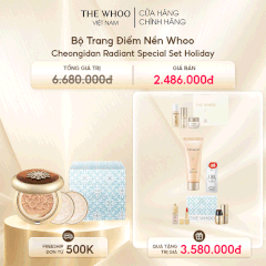 Bộ Trang Điểm Nền Whoo Cheongidan Radiant Special Set Holiday