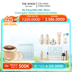 Bộ Trang Điểm Nền Whoo Cheongidan Radiant Special Set Holiday