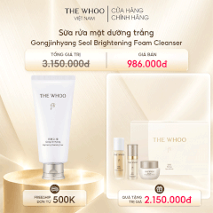 Sữa rửa mặt dưỡng trắng Gongjinhyang Seol Brightening Foam Cleanser