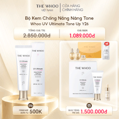 Bộ Kem Chống Nắng Nâng Tone Whoo UV Ultimate Tone Up Y26
