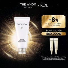 [KOL x The Whoo] Sữa rửa mặt dưỡng trắng Gongjinhyang Seol Brightening Foam Cleanser