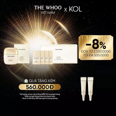 [KOL x The Whoo] Bộ kem chống nắng Whoo Gongjinhyang Sunquid Uv Protective Lotion