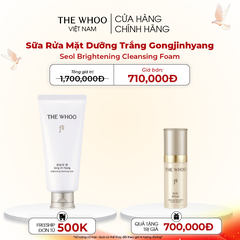 Sữa rửa mặt dưỡng trắng Gongjinhyang Seol Brightening Foam Cleanser