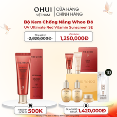 Bộ Kem Chống Nắng Whoo Đỏ UV Ultimate Red Vitamin Sunscreen SE