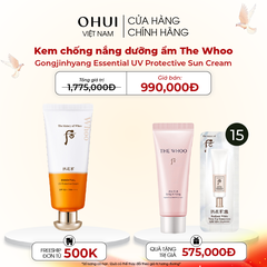 Kem chống nắng dưỡng ẩm The Whoo Gongjinhyang Essential UV Protective Sun Cream