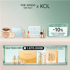 Bộ Trang Điểm Nền Whoo Cheongidan Radiant Special Set Holiday
