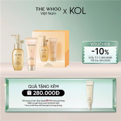 Bộ Làm Sạch Whoo Gongjinhyang Clarifying Cleansing Duo Kit