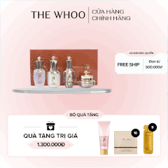 Bộ dưỡng trắng và ngừa lão hóa Whoo Cheongidan Illuminating Refining Essence set 4pcs