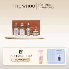 Bộ dưỡng trắng và ngừa lão hóa Whoo Cheongidan Illuminating Refining Essence set 4pcs