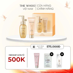 Bộ Làm Sạch Whoo Gongjinhyang Clarifying Cleansing Duo Kit