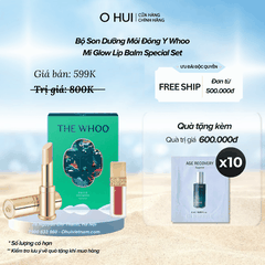 Bộ Son Dưỡng Môi Đông Y Whoo Mi Glow Lip Balm Special Set Holiday
