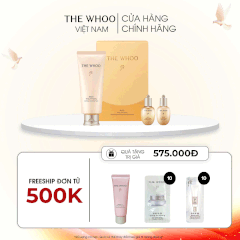 Bộ Sữa rửa mặt Whoo Gongjinhyang Clarifying Facial Foam Cleanser Special Set