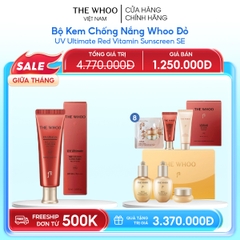 Bộ Kem Chống Nắng Whoo Đỏ UV Ultimate Red Vitamin Sunscreen SE