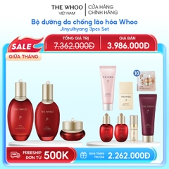 Bộ dưỡng da chống lão hóa Whoo Jinyulhyang 3pcs