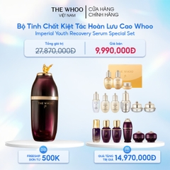 Bộ Tinh Chất Kiệt Tác Hoàn Lưu Cao Whoo Imperial Youth Recovery Serum Special Set
