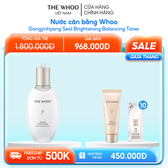 Nước cân bằng Whoo dưỡng trắng Gongjinhyang Seol Radiant White Balancer