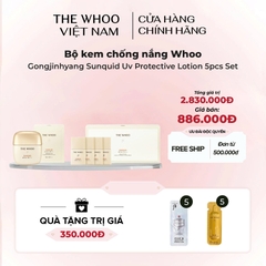 Bộ kem chống nắng Whoo Gongjinhyang Sunquid Uv Protective Lotion