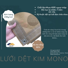 Lưới Che Nắng Vàng Cát