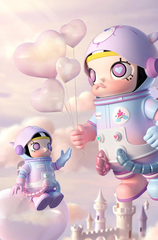 MEGA COLLECTION 400%+100% SPACE MOLLY x Care Bears-Care-a-lot-Bear