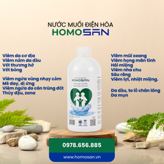 Nước muối điện hoá HomoSAN Chai 500ml