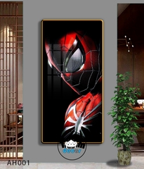 Tranh Người Nhện-Marvel-Samurai-Batman-Iron man - Tranh Tráng Gương Khổ Dọc AH001