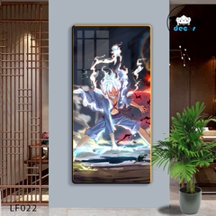 Tranh Tráng Gương ONE PIECE Tranh Dọc Luffy-Zoro-Law-Sanji - Tranh Hải Tặc - LF022