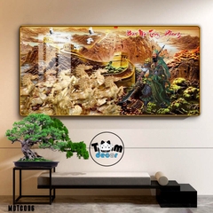 Tranh Tráng Gương Mã Đáo Thành Công - MDTC006 - Tomdecor