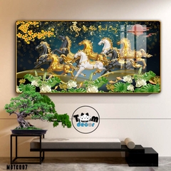 Tranh Tráng Gương Mã Đáo Thành Công - MDTC007 - Tomdecor