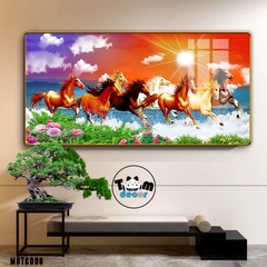 Tranh Tráng Gương Mã Đáo Thành Công - MDTC008 - Tomdecor