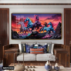 Tranh Tráng Gương Mã Đáo Thành Công - MDTC034 - Tomdecor