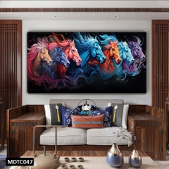 Tranh Tráng Gương Mã Đáo Thành Công - MDTC047 - Tomdecor