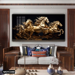 Tranh Tráng Gương Mã Đáo Thành Công - MDTC048 - Tomdecor