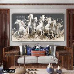 Tranh Tráng Gương Mã Đáo Thành Công - MDTC050 - Tomdecor