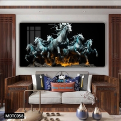 Tranh Tráng Gương Mã Đáo Thành Công - MDTC058 - Tomdecor