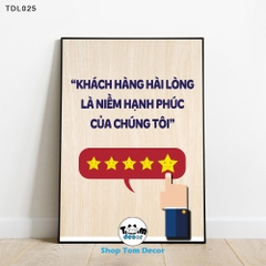Tranh Động Lực 30x40,40x60,60x90cm Tranh Canvas Có Khung Composite Treo Tường Tranh Slogan Động Lực - TDL025