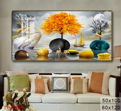 Tranh Sơn Thuỷ Tranh Phong Cảnh Cao Cấp - TPC005