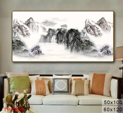 Tranh Sơn Thuỷ Tranh Phong Cảnh Cao Cấp - TPC009